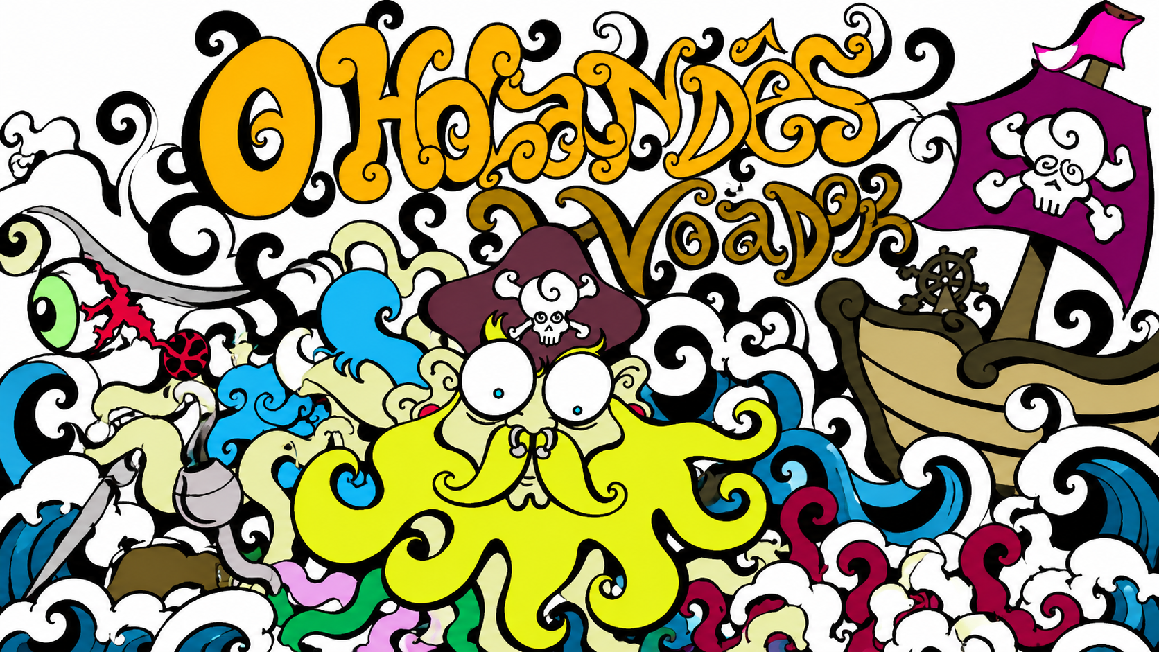 Ilustração O Holandês Voador